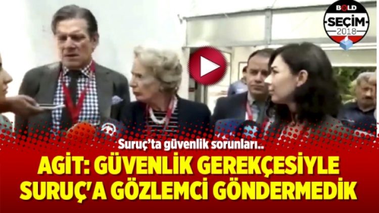 AGİT: Güvenlik gerekçesiyle Suruç’a gözlemci göndermedik