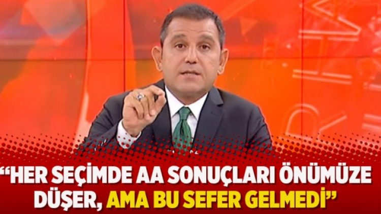 Fatih Portakal: Her seçimde AA sonuçları önümüze düşer, ama bu sefer gelmedi