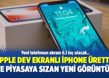 Apple dev ekranlı iPhone üretti; İşte piyasaya sızan yeni görüntüsü