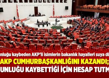AKP Cumhurbaşkanlığını kazandı; Çoğunluğu kaybettiği için hesap tutmadı