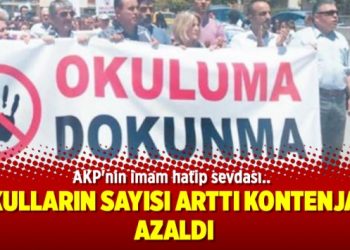 AKP’nin imam hatip sevdası bitmiyor: Okulların sayısı arttı kontenjan azaldı