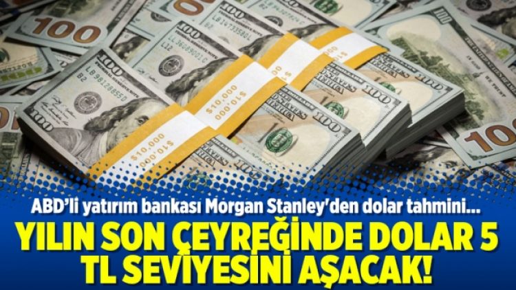 Yılın son çeyreğinde Dolar 5 TL seviyesini aşacak!