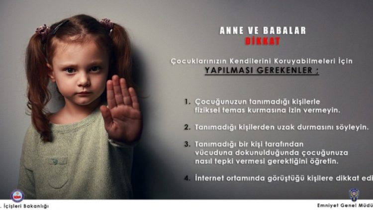Çocukların kendilerini koruyabilmesi için yapılması gerekenler