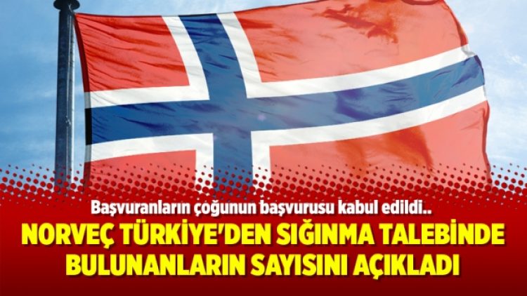 Norveç Türkiye’den sığınma talebinde bulunanların sayısını açıkladı