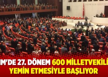 TBMM’de yemin töreni başladı