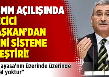 TBMM açılışında yeni sisteme eleştiri