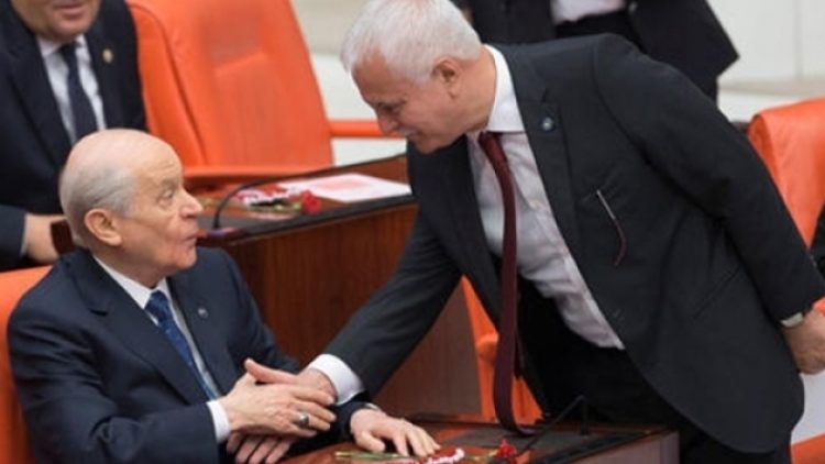 Bahçeli ile Aydın arasındaki buzlar yemin töreninde eridi