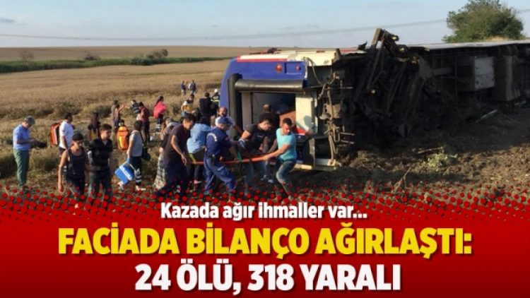 Faciada bilanço ağırlaştı: 24 ölü, 318 yaralı