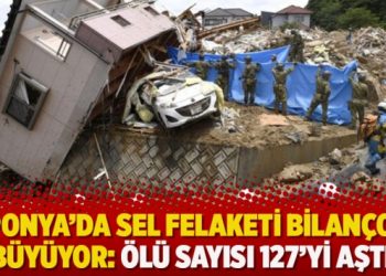 Japonya’da sel felaketi bilançosu büyüyor: Ölü sayısı 127’yi aştı