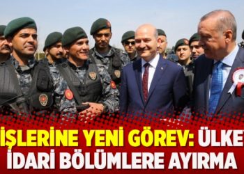 İçişlerine yeni görev: Ülkeyi idari bölümlere ayırma