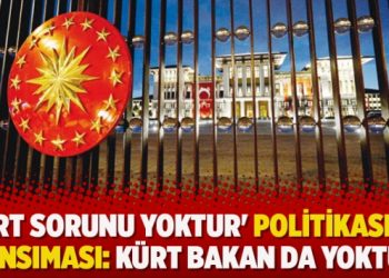 ‘Kürt Sorunu yoktur’ politikasının yansıması: Kürt bakan da yoktur