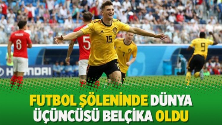 Futbol şöleninde dünya üçüncüsü Belçika oldu