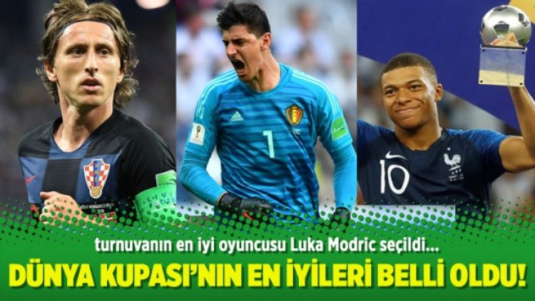 Dünya Kupası’nın en iyileri belli oldu!