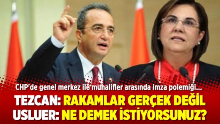 CHP’de genel merkez ile muhalifler arasında imza polemiği