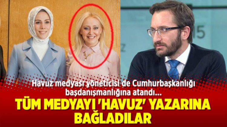Tüm medyayı ‘Havuz’ yazarına bağladılar