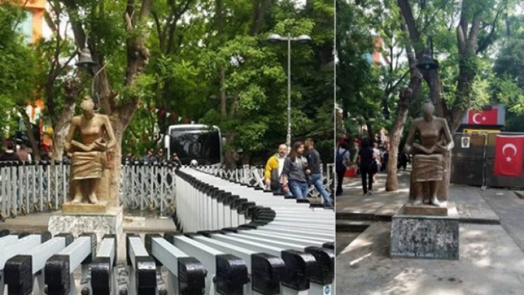 Gözaltındaki İnsan Hakları Anıtı ‘serbest bırakıldı’