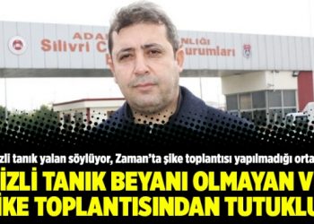 Gizli tanık beyanı ve olmayan şike toplantısından tutuklu!