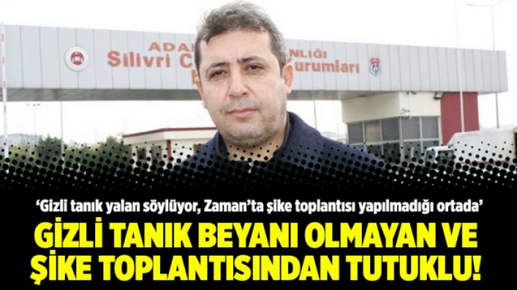 Gizli tanık beyanı ve olmayan şike toplantısından tutuklu!
