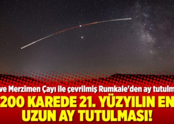 200 karede 21. yüzyılın en uzun ay tutulması!