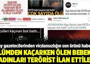 Zulümden kaçarken ölen bebek ve kadınları terörist ilan ettiler!