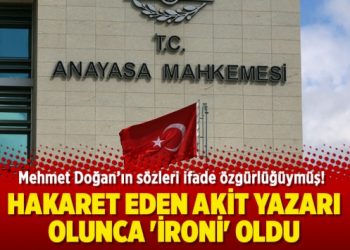 Hakaret eden Akit yazarı olunca ‘ironi’ oldu