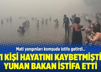 Yunanistan’da yangın istifa getirdi