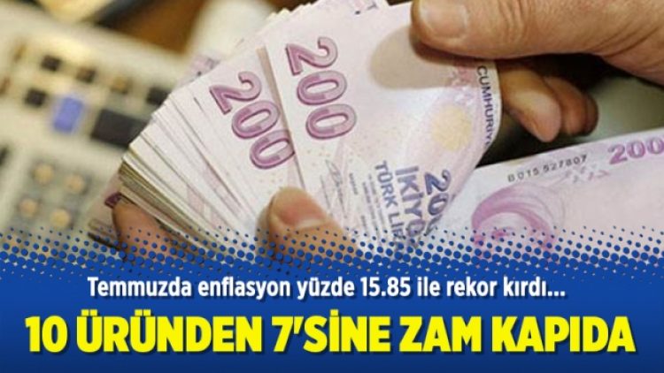 10 üründen 7’sine zam geliyor!