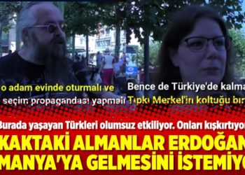 Sokaktaki Almanlar Erdoğan’ın Almanya’ya gelmesini istemiyor!