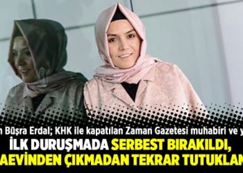 İlk duruşmada serbest bırakıldı, cezaevinden çıkmadan tekrar tutuklandı