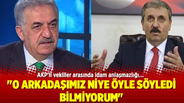 AKP’li vekiller arasında idam anlaşmazlığı