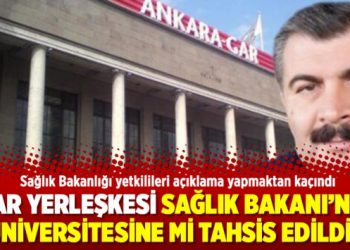 Gar Yerleşkesi Sağlık Bakanı’nın üniversitesine mi tahsis edildi