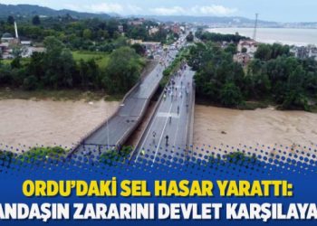 Ordu’daki sel hasar yarattı: Vatandaşın zararını devlet karşılayacak
