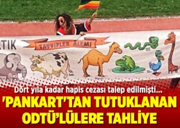 ‘Pankart’tan tutuklanan ODTÜ’lülere tahliye