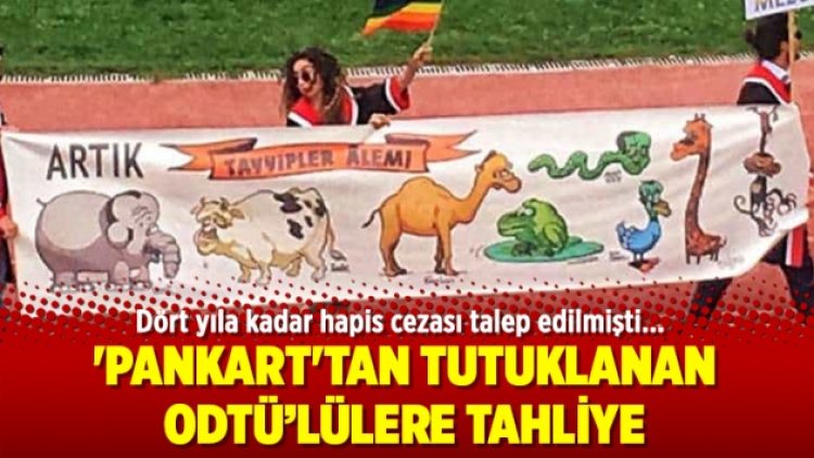 ‘Pankart’tan tutuklanan ODTÜ’lülere tahliye