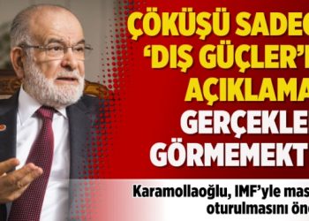 Karamollaoğlu: Çöküşü sadece ‘dış güçler’le açıklamak gerçekleri görmemektir