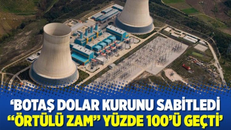 BOTAŞ dolar kurunu sabitledi “örtülü zam” yüzde 100’ü geçti
