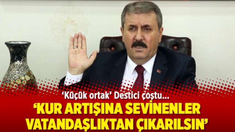 Destici çoştu: Kur artışına sevinenler vatandaşlıktan çıkarılsın