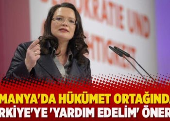 Almanya’da hükümet ortağından Türkiye’ye ‘yardım edelim’ önerisi