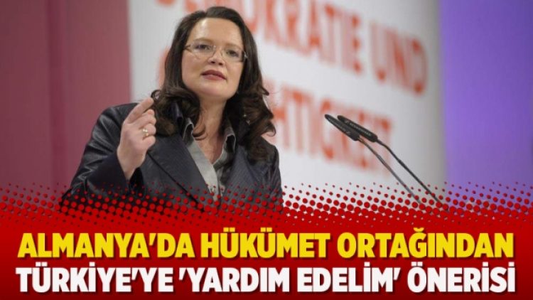 Almanya’da hükümet ortağından Türkiye’ye ‘yardım edelim’ önerisi