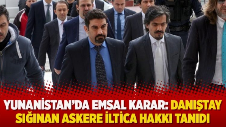 Yunanistan’da emsal karar: Danıştay sığınan askere iltica hakkı tanıdı