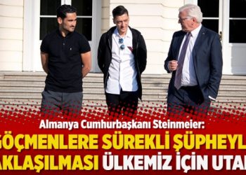 Almanya Cumhurbaşkanı Steinmeier: Göçmenlere sürekli şüpheyle yaklaşılması ülkemiz için utanç