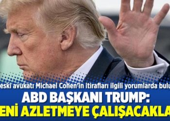 ABD Başkanı Trump: Beni azletmeye çalışacaklar