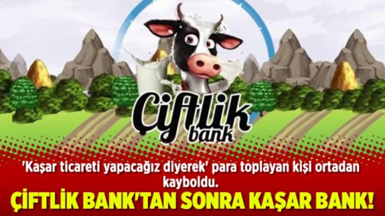Çiftlik Bank’tan sonra Kaşar Bank!