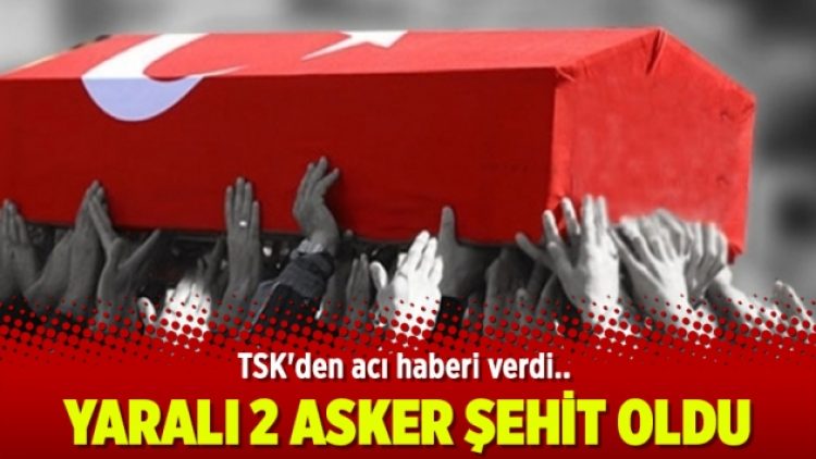 TSK’den acı haberi verdi: 2 asker şehit oldu