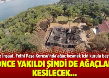 Cengiz İnşaat, Fethi Paşa Korusu’nda ağaç kesmek için kurula başvurdu