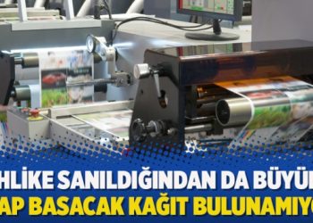 Tehlike sanıldığından da büyük… Kitap basacak kağıt bulunamıyor!
