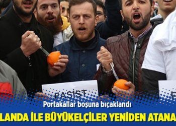 Hollanda ile büyükelçiler yeniden atanacak