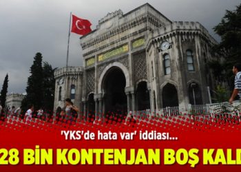 ‘YKS’de hata var’ iddiası: 128 bin kontenjan boş kaldı