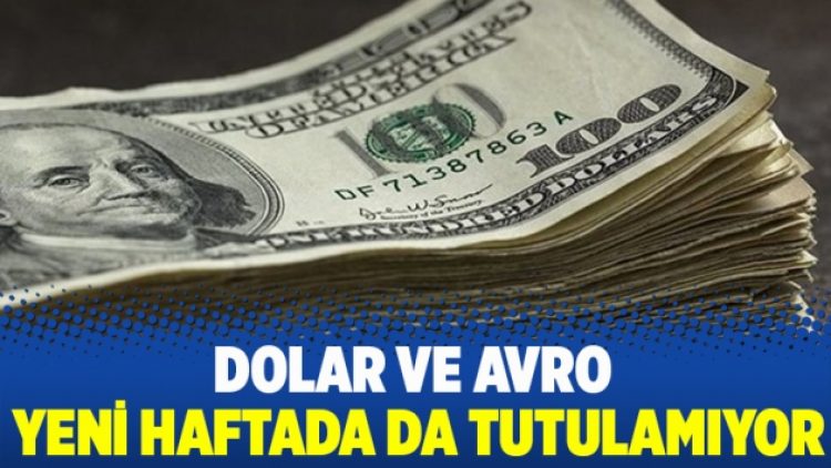 Dolar ve Avro  yeni haftada da tutulamıyor