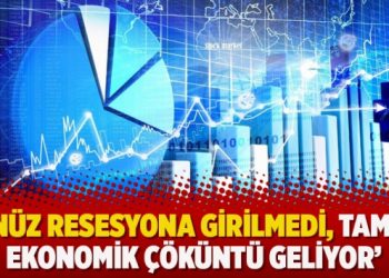 ‘Henüz resesyona girilmedi, tam bir ekonomik çöküntü geliyor’